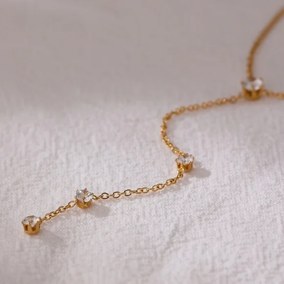 Pretty Layered Long Necklace - Picture 4 of 8